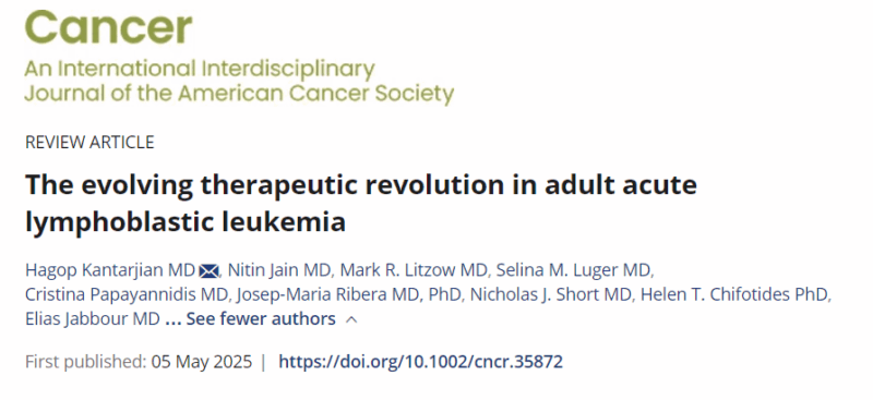 Acute Lymphoblastic Leukemia