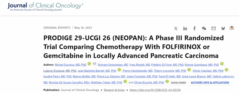 Moawia Mohammed Ali Elhassan: The NEOPAN Trial Highlights FOLFIRINOX's Benefits for Locally Advanced Pancreatic Cancer