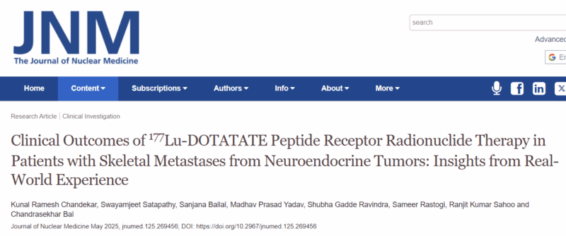 Thor Halfdanarson: Is it Effective and Safe to Use Lu-177 DOTATATE PRRT in Patients With NETs and Extensive Bone Metastases?