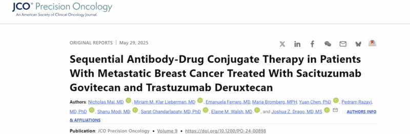 Paolo Tarantino: The MSK Retrospective Experience With ADC Sequencing for MBC