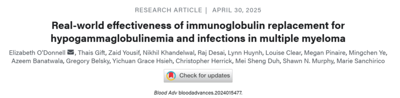 Myeloma Paper of the Day, May 1st, suggested by Robert Orlowski