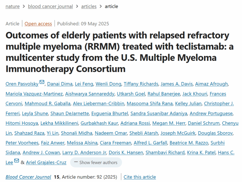 Myeloma Paper of the Day, May 11th, suggested by Robert Orlowski