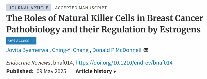 Donald McDonnell: Estrogen’s Emerging Role in Regulating NK Cells in Breast Cancer