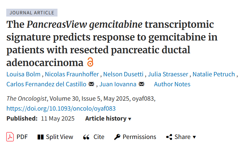 Nelson Dusetti: The Use of Pancreas-View GEM to Personalize Adjuvant Chemotherapy and Improve Outcomes in PDAC