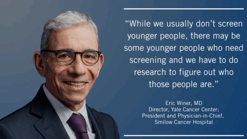 Eric Winer Calls for Research on Cancer Screening in Younger Adults