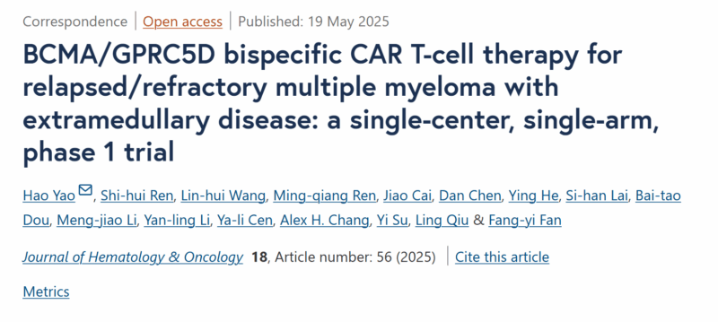 Myeloma Paper of the Day, May 20th, suggested by Robert Orlowski