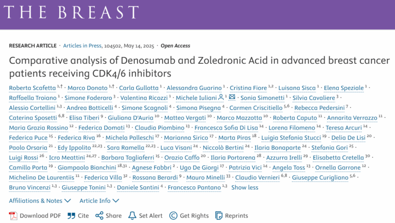 Yakup Ergün: Denosumab and Zoledronic Acid in Advanced Breast Cancer patients