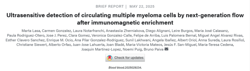 Myeloma Paper of the Day, May 23rd, suggested by Robert Orlowski