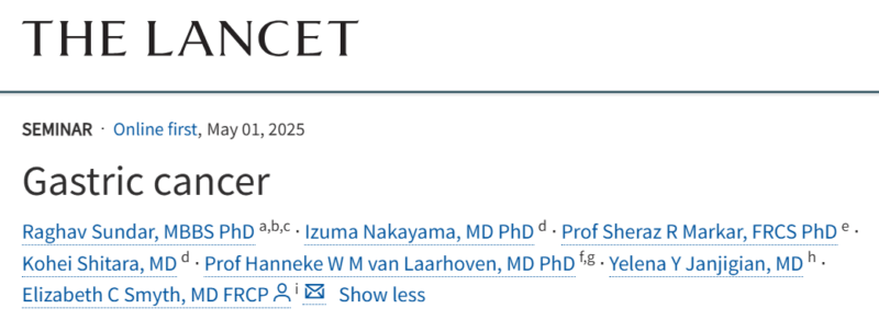 Diego Díaz García: Gastric cancer - an ongoing global challenge