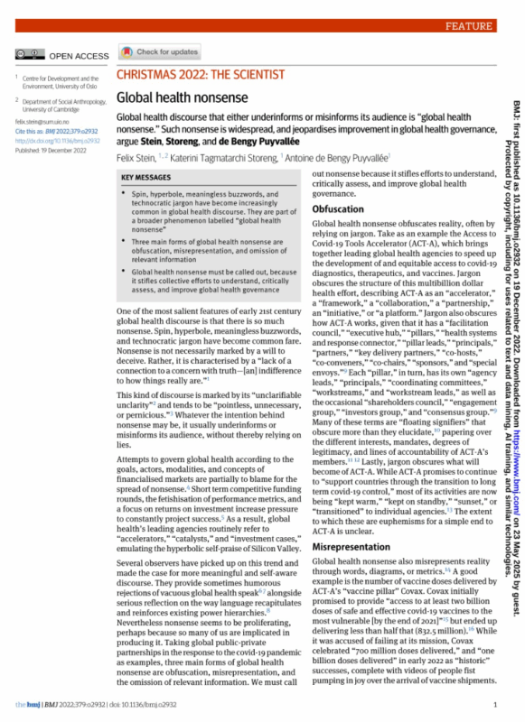 Luchuo Engelbert Bain: 9 Ways the Buzzword Epidemic Undermines Global Health Scholarship and Evidence Translation