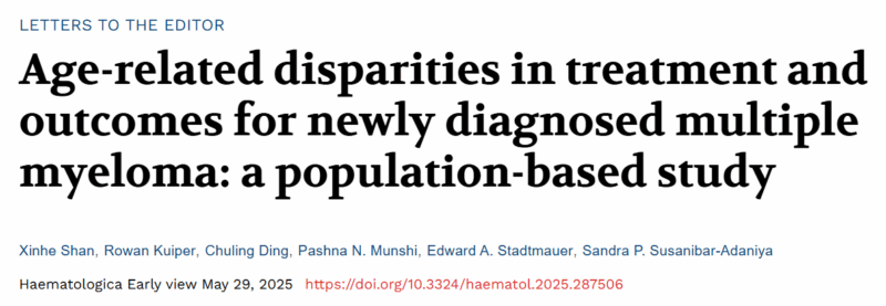 Myeloma Paper of the Day, May 29th, suggested by Robert Orlowski
