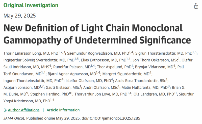 Myeloma Paper of the Day, May 30th, suggested by Robert Orlowski