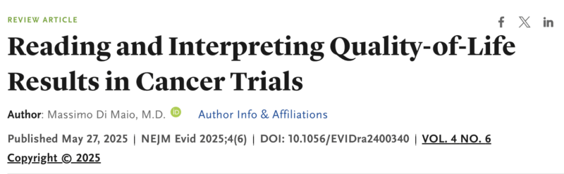  Interpreting Quality of Life