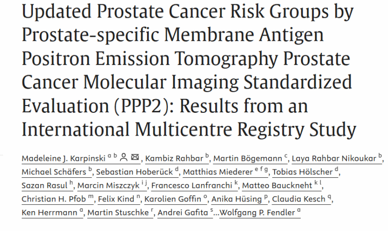 Michael Hofman: Prognostic Power of PSMA PET from the Updated PROMISE Large International Registry