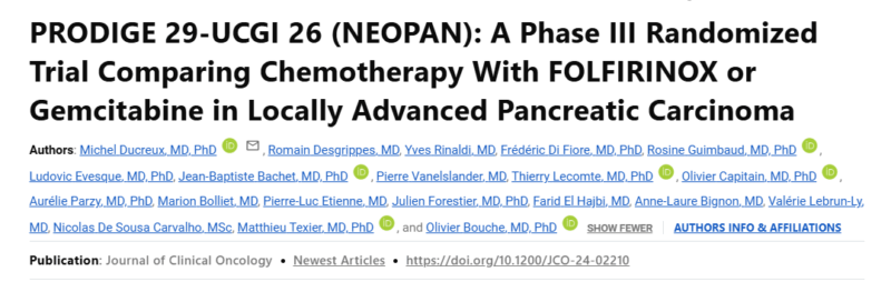 Goutham Sunny: NEOPAN - Pancreatic Cancer Update in LAPC