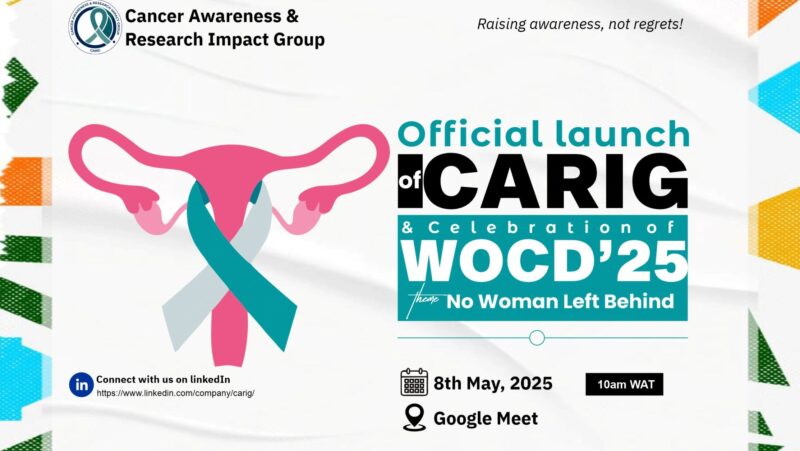 No Woman Left Behind: WOCD 25 – CARIG