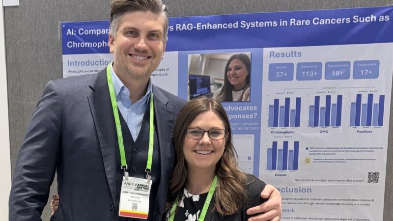 Katie Coleman Reunites with Surgeon Jonathan Hernandez at AACR25 After Stage IV Cancer Journey – NCI CCR