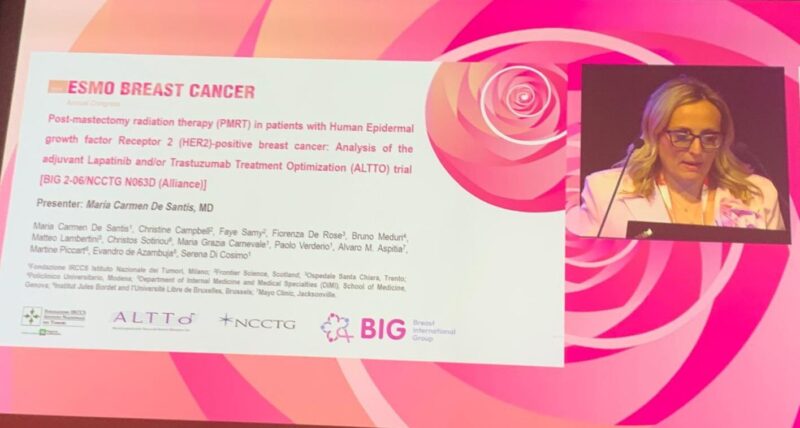 Maria Carmen De Santis: Long Term Results of PMRT in ALTTO Trial