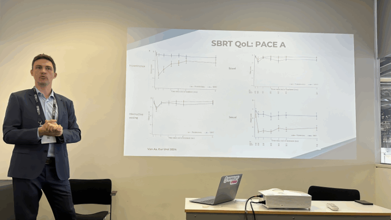 Giulia Marvaso: Piet Ost presents QoL data from PACE A
