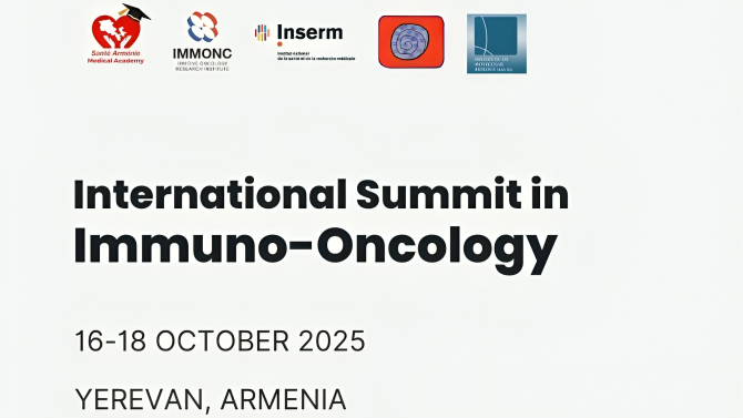 The Official Launch of the International Summit in Immuno-Oncology – Santé Arménie Medical Academy