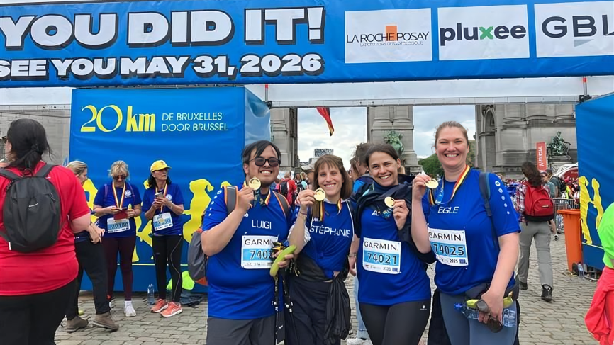 Congratulations to the Runners who Completed the 20km door Brussel – EORTC