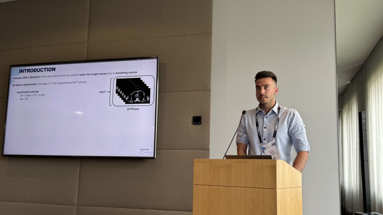 Jesús Rojo-Santiago: I would like to thank ESTRO for the opportunity to present my work in proton therapy