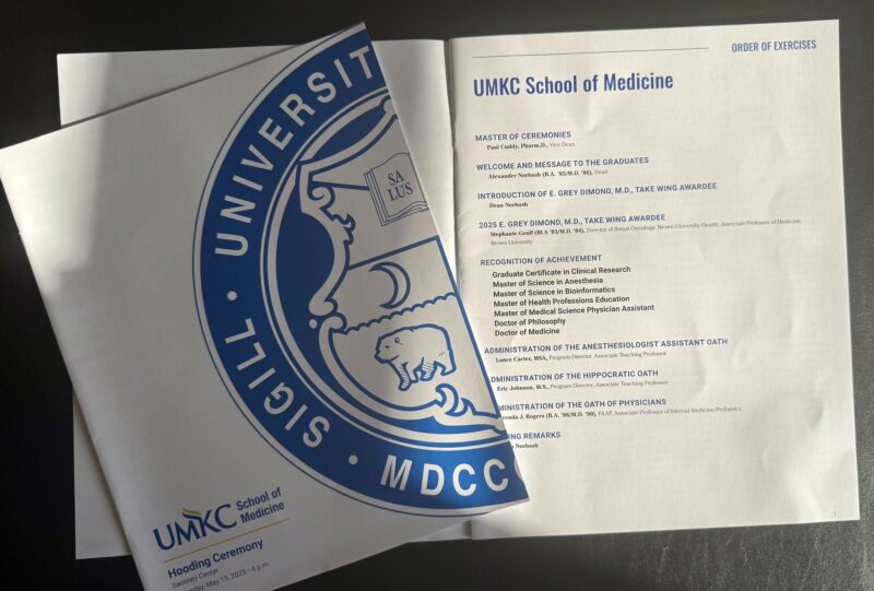 Stephanie Graff: Honored to Deliver Comments at UMKC School of Medicine Class of 2025 Hooding Ceremony