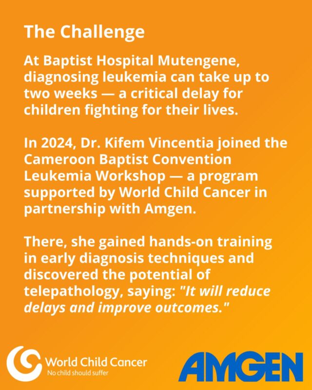 Blood Cancer Awareness Day 2025: Building Diagnostic Capacity in Cameroon - World Child Cancer