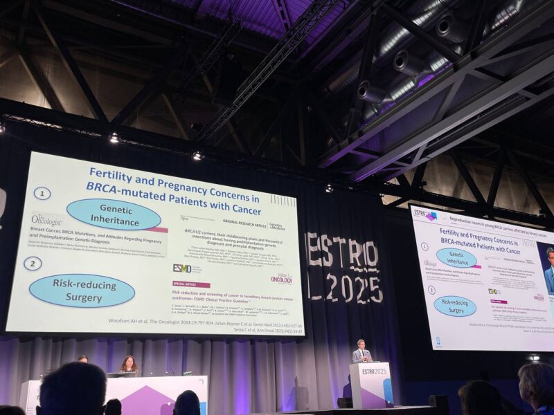 Breast Cancer in Young patients at ESTRO 2025: Reproductive issues in young BRCA carriers affected by breast cancer