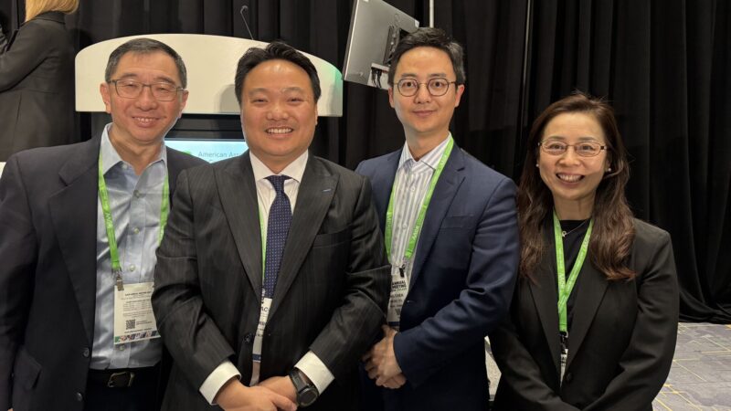 Herbert Loong: Presenting our data on D3S-001 at AACR 2025