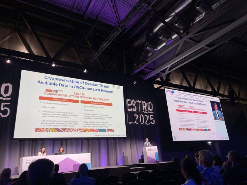 Breast Cancer in Young patients at ESTRO 2025: Reproductive issues in young BRCA carriers affected by breast cancer