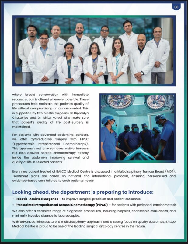 Shravan Sharad Nadkarni Highlights DNB Surgical Oncology Training at Balco Medical Centre