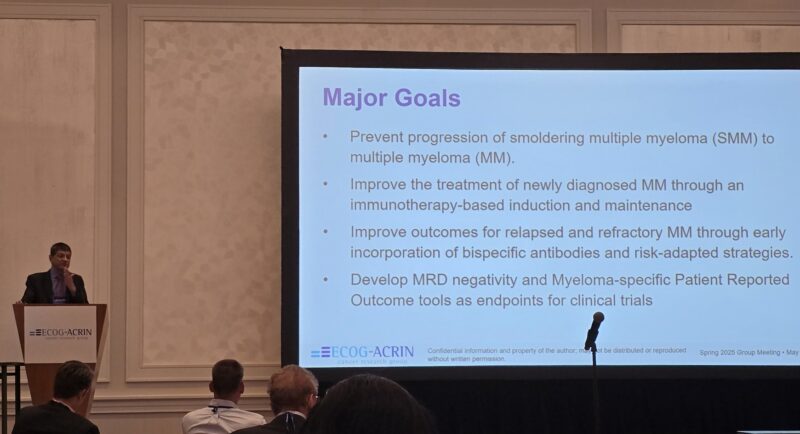 Vincent Rajkumar Presenting at the Spring ECOG Conference in Tampa