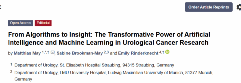 The Transformative Power of Artificial Intelligence and Machine Learning in Urological Cancer Research