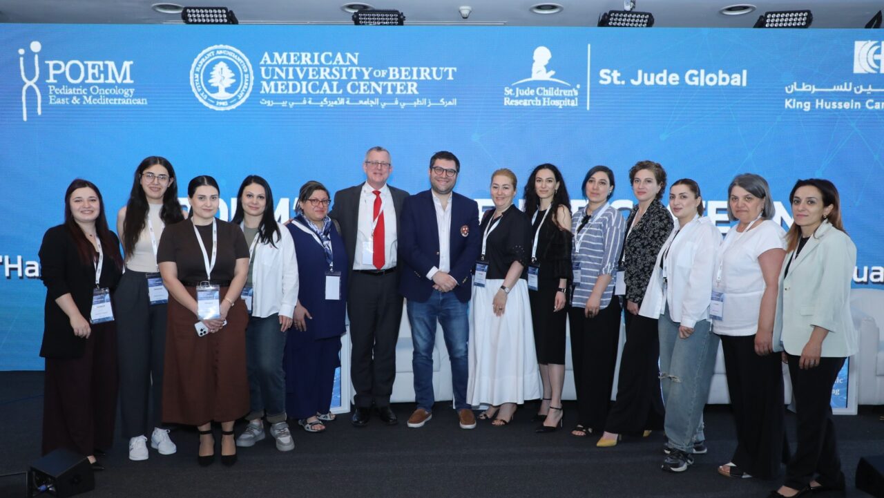 Armenian Delegation Presents at Eastern Mediterranean Pediatric Oncology Conference