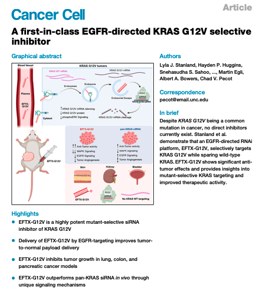 Chad Pecot: A First-in-Class EGFR-Directed KRAS G12V Selective Inhibitor