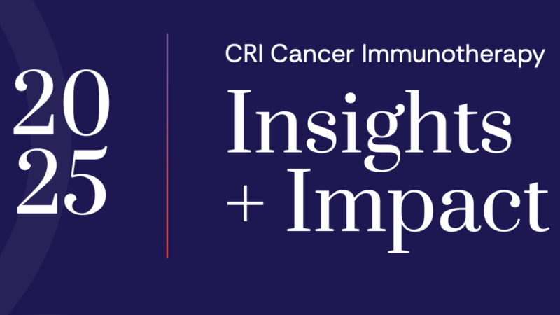 Alicia Zhou: Introducing the 2025 CRI Cancer Immunotherapy Insights + Impact Report