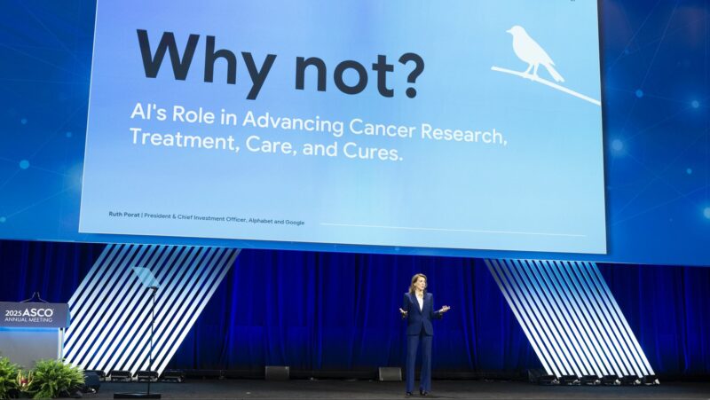 Ruth Porat Discusses Google’s AI Initiatives in Cancer Research and Care at ASCO 2025