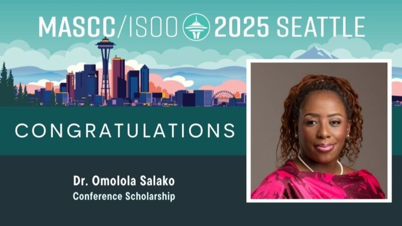 Omolola Salako Is The Recipient of a 2025 Conference Scholarship – MASCC
