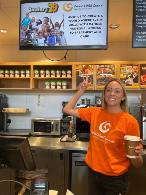 Georgia Tonkin Announces World Child Cancer as Charity Partner of Bakery79