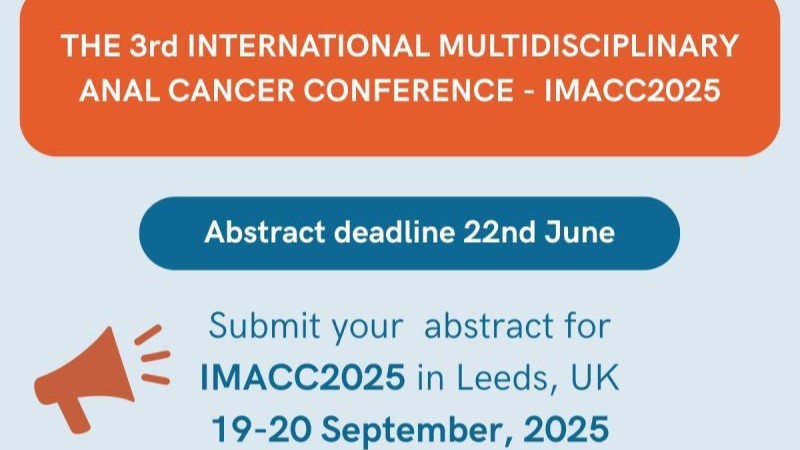 David Sebag-Montefiore: Join the 3rd International Multidisciplinary Anal Cancer Conference at the University of Leeds