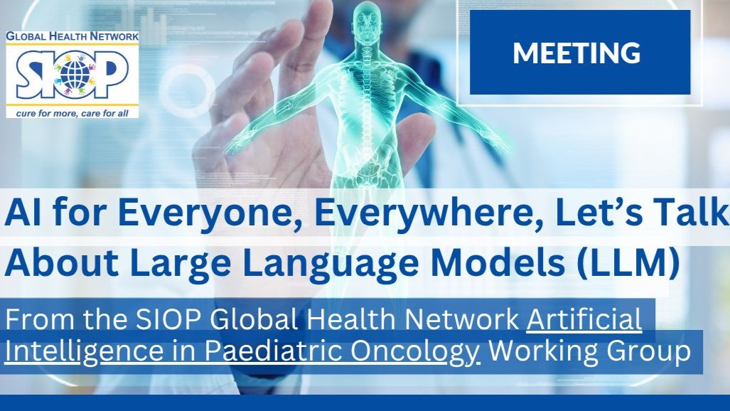 Join The AI For Everyone, Everywhere, Let’s talk about Large Language Models Meeting – SIOP