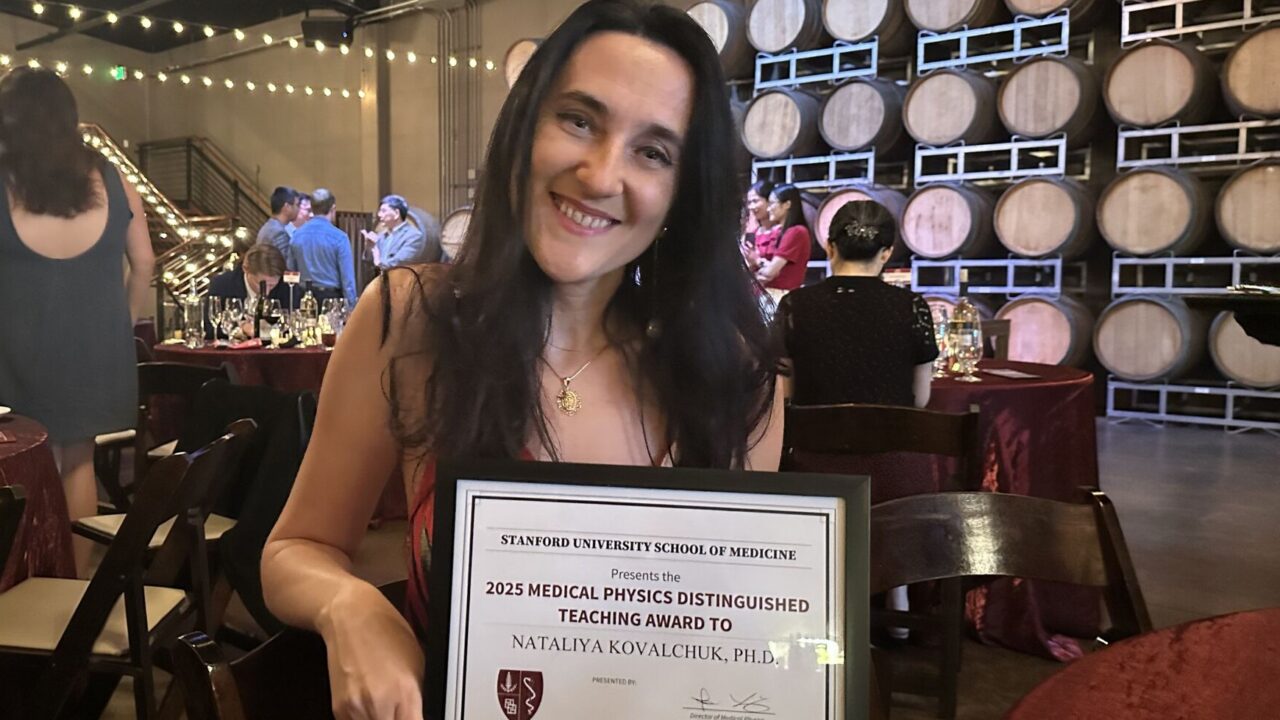 Nataliya Kovalchuk Expresses Gratitude for Teaching Award Recognition