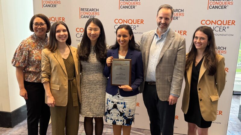 Sarah Waliany: Honored to Receive Young Investigator Award for Research on ALK Inhibitors in NSCLC