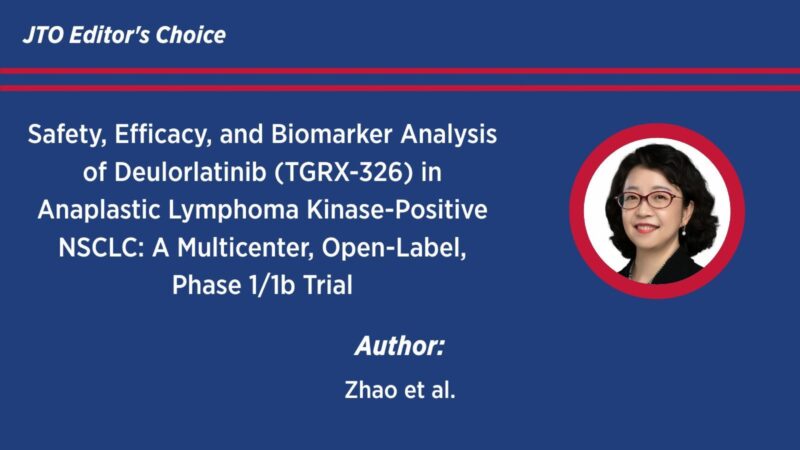 The safety, efficacy, and pharmacokinetics of deulorlatinib in ALK-positive NSCLC