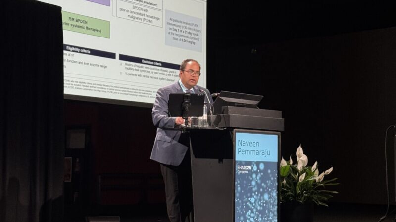 Naveen Pemmaraju: Honored to be invited to speak in Milan Italy this past week at the European Hematology Association annual meeting