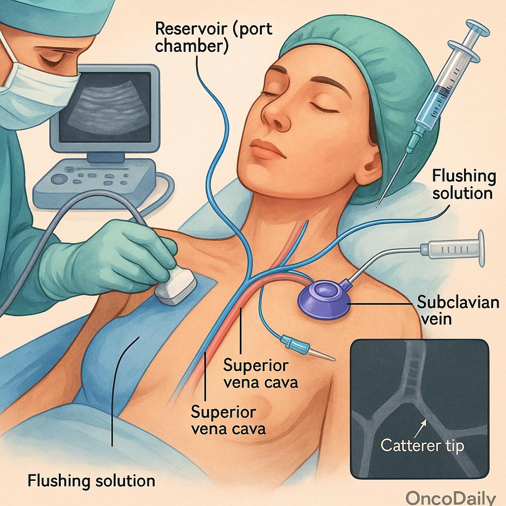 chemotherapy port