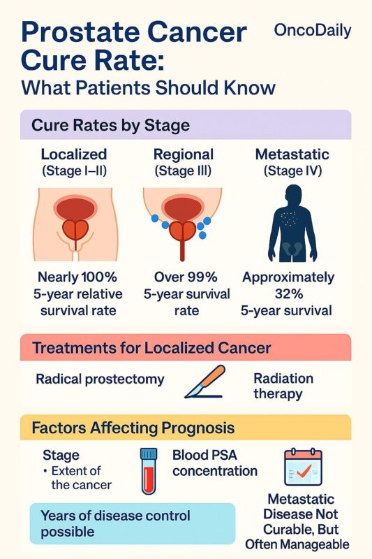 prostate cancer cure rate