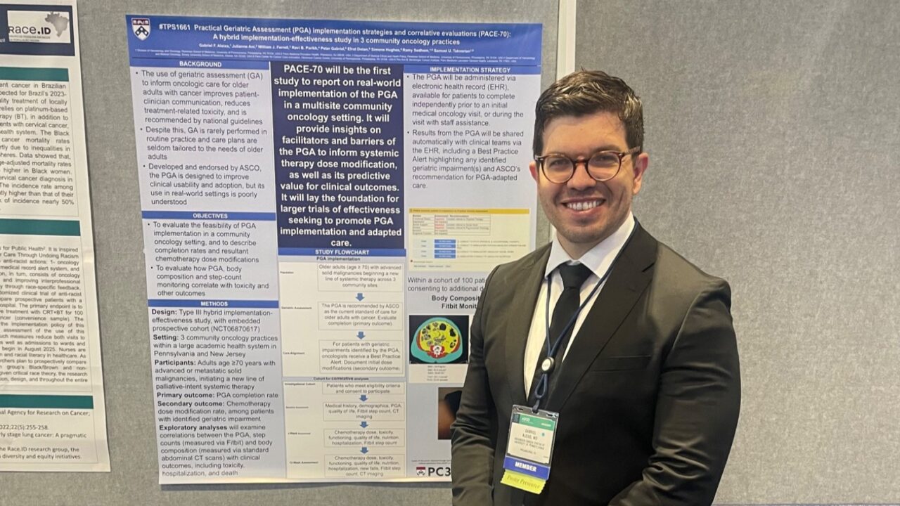 Gabriel Aleixo Presented PACE-70 Study on Geriatric Assessment in Community Oncology at ASCO 2025