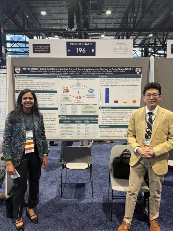 Charu Aggarwal: Fantastic Representation of Thoracic Oncology ASCO25 Posters